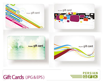 دانلود تصاویر کارت های هدیه - Gift Cards