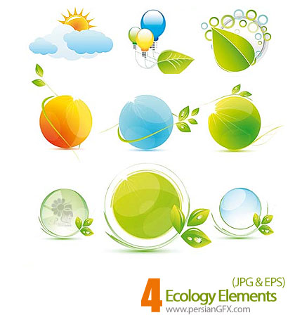 دانلود آیکون های متنوع محیط زیست - Ecology Elements