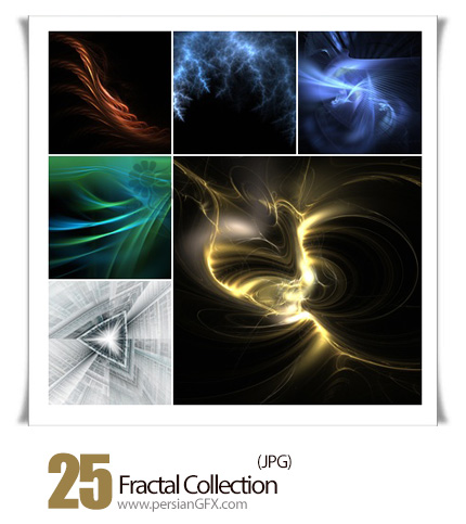 دانلود تصاویر با کیفیت پس زمینه های متنوع فراکتال - Fractal Collection