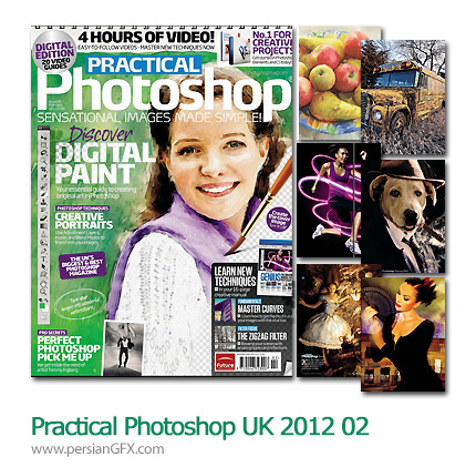 دانلود مجله آموزش های متنوع فتوشاپ - Practical Photoshop UK 2012 02