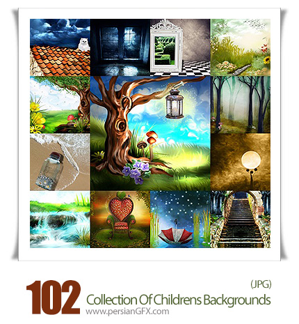 دانلود تصاویر با کیفیت پس زمینه های کودکانه - Collection Of Childrens Backgrounds