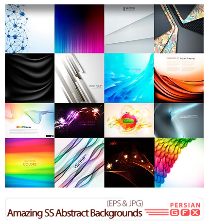 دانلود تصاویر وکتور انتزاعی متنوع از شاتر استوک - Amazing Shutterstock Abstract Backgrounds