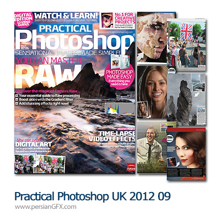 دانلود مجله آموزش های متنوع فتوشاپ - Practical Photoshop UK 2012 09