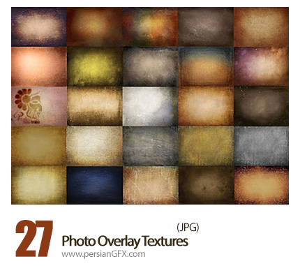 دانلود تصاویر بافت روکش - Photo Overlay Textures