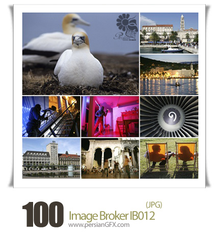 دانلود تصاویر با کیفیت متنوع پرندگان، ساختمان، زن و مرد، رودخانه - Image Broker IB012
