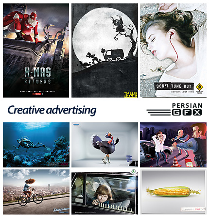 دانلود تصاویر تبلیغاتی خلاق - Creative Advertising