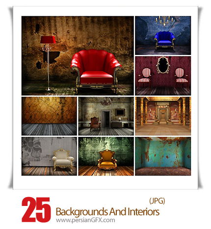 دانلود تصاویر با کیفیت پس زمینه های دیزاین داخلی، سالن، حمام، مبلمان، مجسمه - Backgrounds and Interiors 25 HQ JPEG Stock Photo