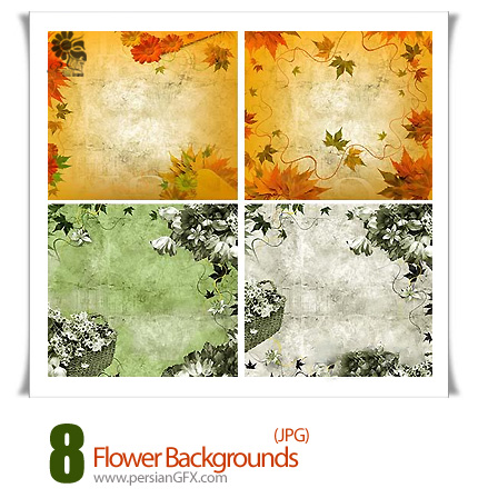 دانلود تصاویر با کیفیت پس زمینه گلدار - Flower Backgrounds
