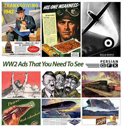 دانلود تصاویر تبلیغاتی مربوط به جنگ جهانی دوم - 42 WW2 Ads That You Need To See