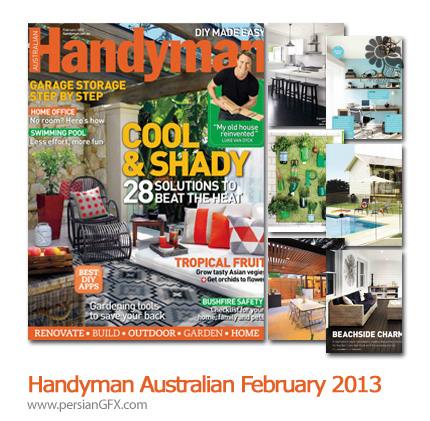 دانلود مجله طراحی داخلی خانه و ابزار خانگی - Handyman Australian February 2013