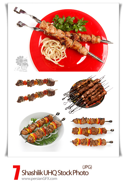 دانلود تصاویر با کیفیت کباب، گوشت کبابی، کباب سیخی، شیشلیک - Shashlik UHQ Stock Photo
