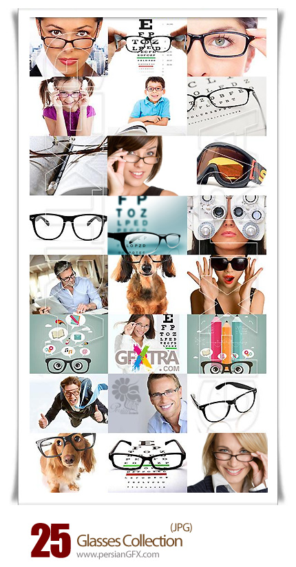 دانلود تصاویر با کیفیت عینک - Glasses Collection
