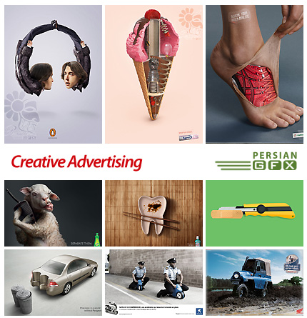 دانلود تصاویر تبلیغاتی متنوع - Creative Advertising