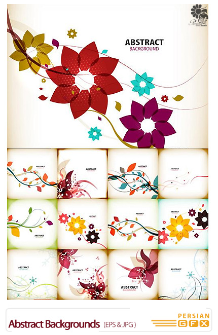 دانلود تصاویر وکتور پس زمینه های انتزاعی - Abstract Background