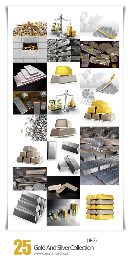 دانلود تصاویر با کیفیت طلا و نقره - Gold And Silver Collection