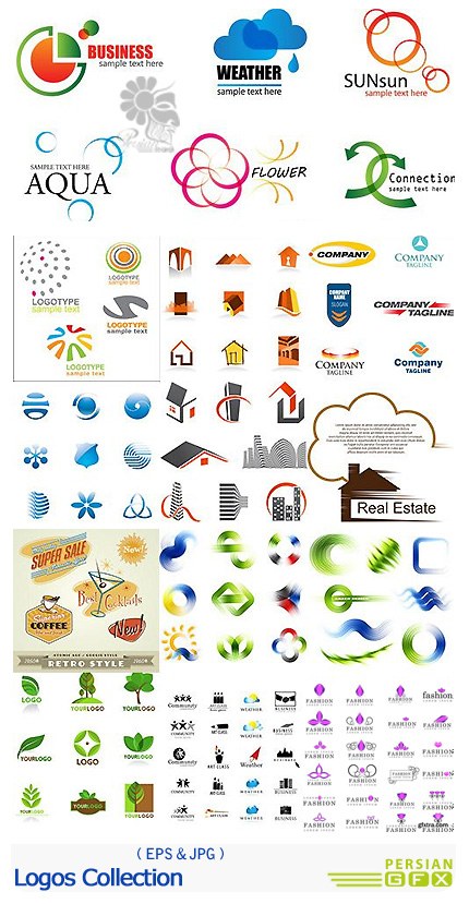 دانلود تصاویر وکتور لوگوهای متنوع از شاتر استوک - Amazing Shutterstock New Logo Collection