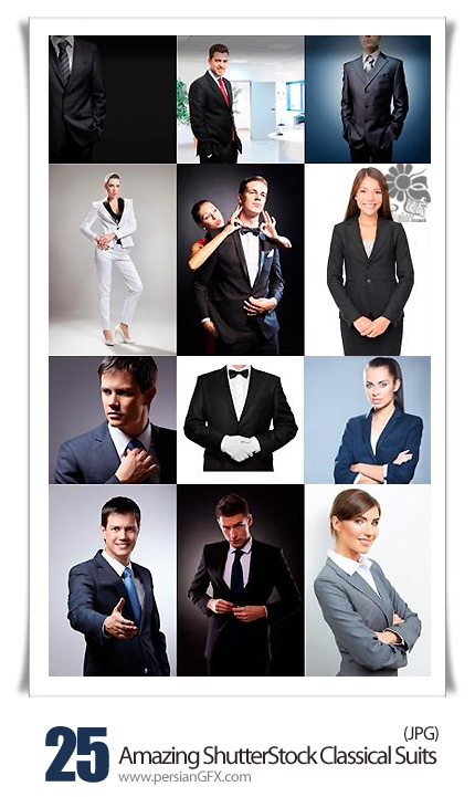 دانلود تصاویر با کیفیت کت و شلوار مجلسی از شاتر استوک - Amazing ShutterStock Classical Suits