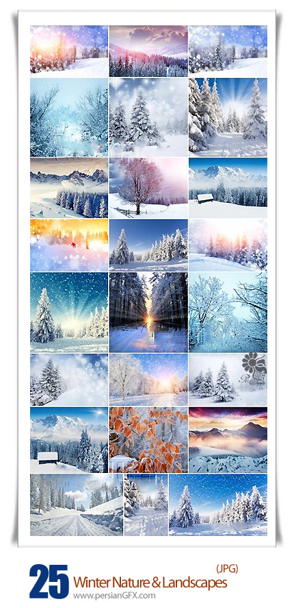 دانلود تصاویر با کیفیت طبیعت و منظره های زمستانی - Stock Photo Winter Nature & Landscapes