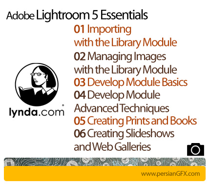 دانلود آموزش لایت روم از لیندا - Lynda Lightroom 5 Essentials