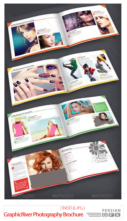 دانلود تصاویر لایه باز بروشور عکاسی از گرافیک ریور - GraphicRiver Photography Brochure