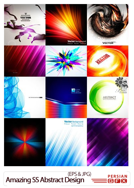 دانلود تصاویر وکتور پس زمینه های انتزاعی از شاتر استوک - Shutter Stock Abstract Backgrounds