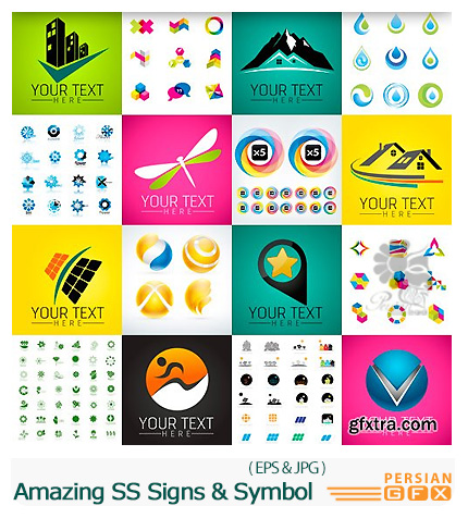 دانلود تصاویر وکتور نشانه و نماد متنوع از شاتر استوک - Amazing ShutterStock Signs & Symbol