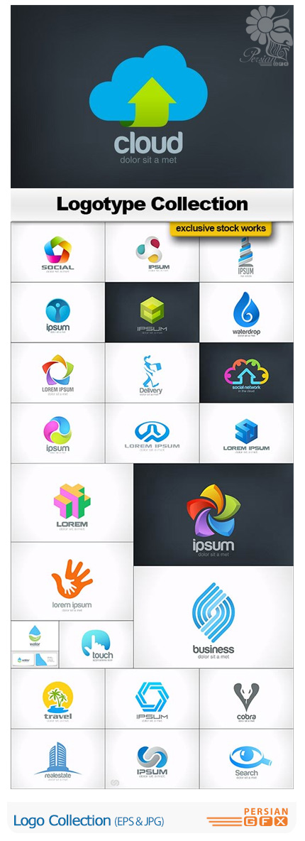 دانلود تصاویر وکتور آرم و لوگوی متنوع - Logo Collection