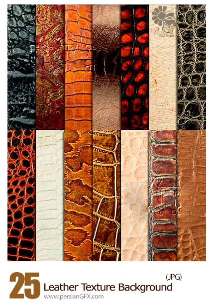 دانلود تصاویر تکسچر بافت چرم - Leather Texture Background