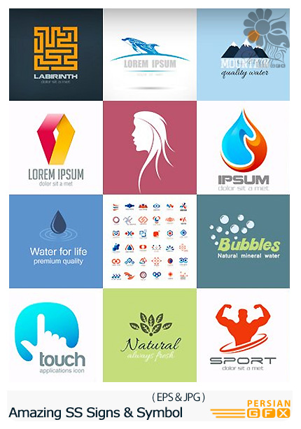 دانلود تصاویر وکتور نشانه و نماد متنوع از شاتر استوک - Amazing ShutterStock Signs & Symbol 