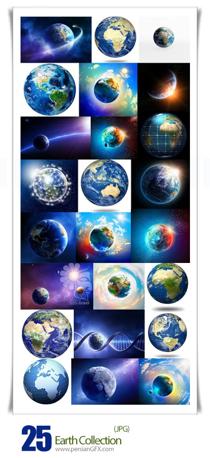 دانلود مجموعه تصاویر با کیفیت کره زمین - Earth Collection