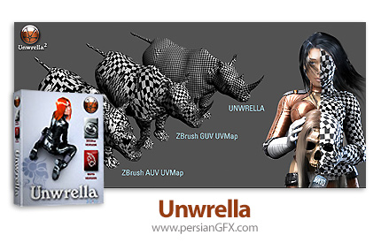 دانلود پلاگین تری دی اس مکس برای صاف کردن نقشه تکسچر Unwrella 2.20 For 3Ds Max 2011 - 2012 - 2013 x86/x64 