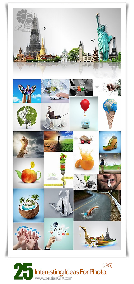 دانلود تصاویر با کیفیت الهام بخش دستکاری شده - Interesting Ideas For Photo