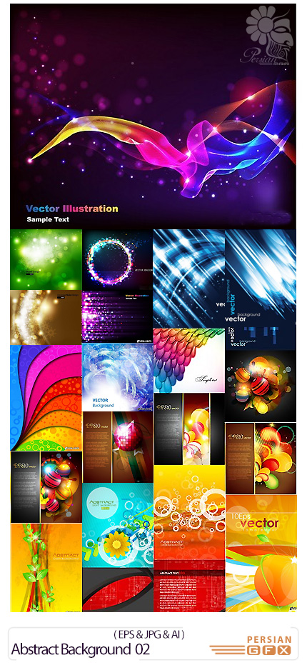 دانلود تصاویر وکتور پس زمینه های انتزاعی - Abstract Background 02