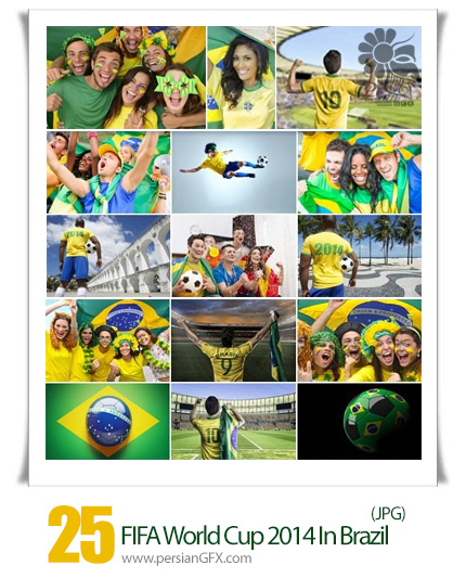 دانلود تصاویر با کیفیت جام جهانی فیفا در برزیل - FIFA World Cup 2014 In Brazil
