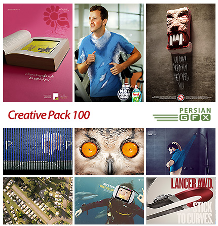 دانلود تصاویر تبلیغاتی متنوع - 100 Creative Pack