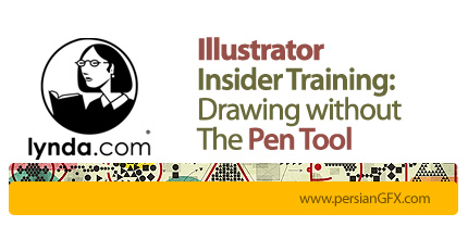 دانلود آموزش ایلاستریتور: طراحی بدون ابزار قلم از لیندا - Lynda Illustrator Insider Training: Drawing without the Pen Tool