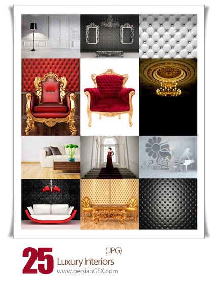 دانلود تصاویر با کیفیت طراحی داخلی لوکس - Luxury Interiors