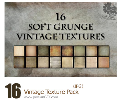 دانلود تصاویر تکسچر بافت قدیمی - CreativeMarket Vintage Texture Pack