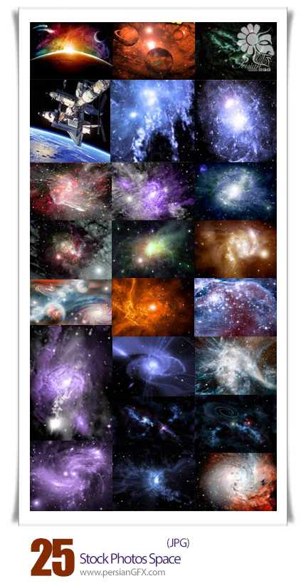 دانلود تصاویر با کیفیت پس زمینه های فضایی - Stock Photos Space