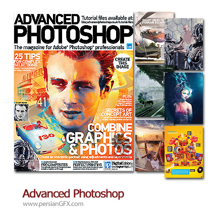 دانلود مجله آموزش های متنوع فتوشاپ - Advanced Photoshop