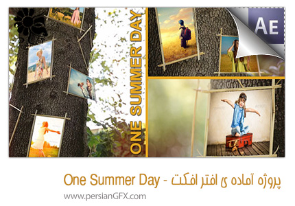 دانلود پروژه آماده افترافکت گالری عکس لایو به همراه آموزش ویدئویی - One Summer Day