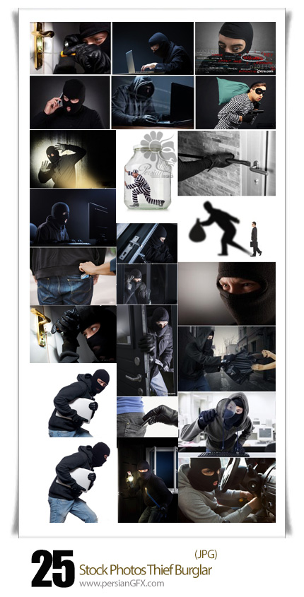 دانلود تصاویر با کیفیت دزد، سارق، جیب بر - Stock Photos Thief Burglar