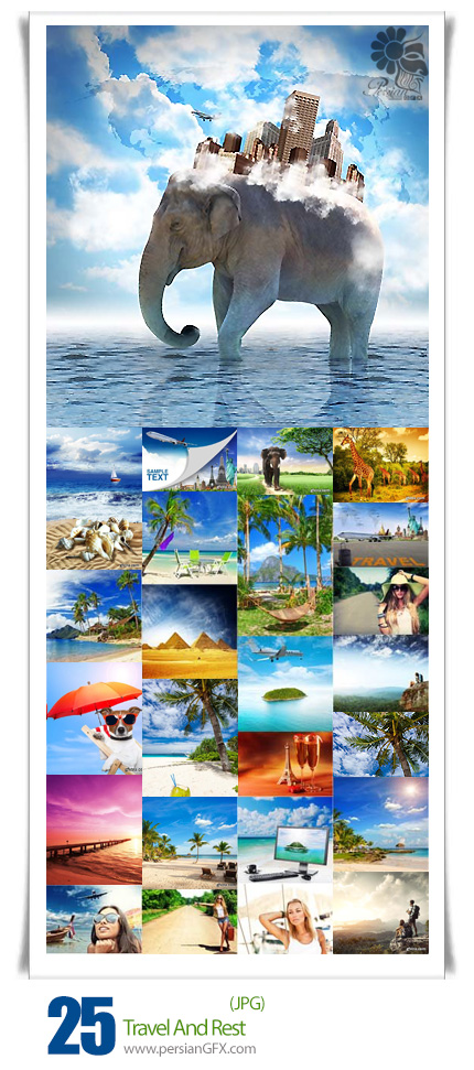 دانلود تصاویر با کیفیت سفر و استراحت - Travel And Rest