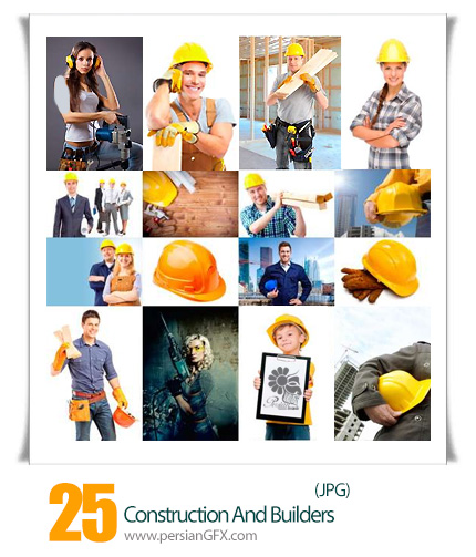 دانلود تصاویر با کیفیت ساخت و ساز ساختمان، مهندس، کارگر، تجهیزات کار - Construction And Builders