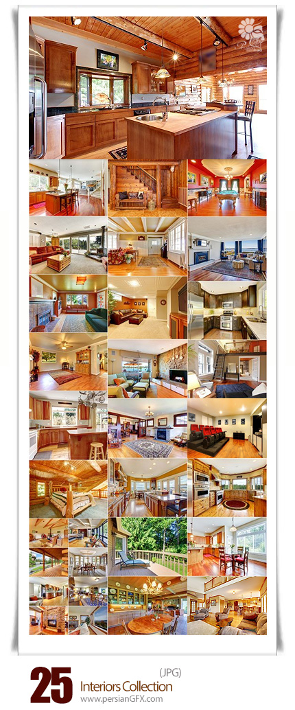 دانلود تصاویر با کیفیت طراحی داخلی خانه - Collection Of Interiors