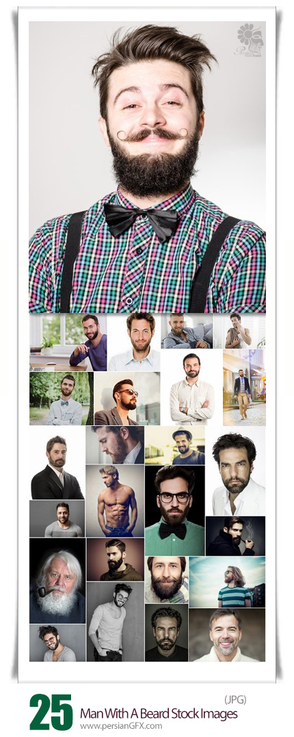 دانلود تصاویر با کیفیت آقایان با ریش و سیبیل - Man With A Beard Stock Images