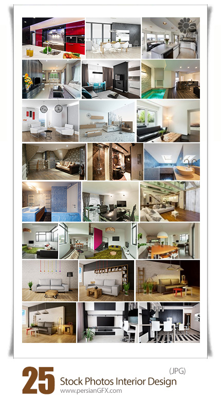 دانلود تصاویر با کیفیت طراحی داخلی خانه - Stock Photos Interior Design