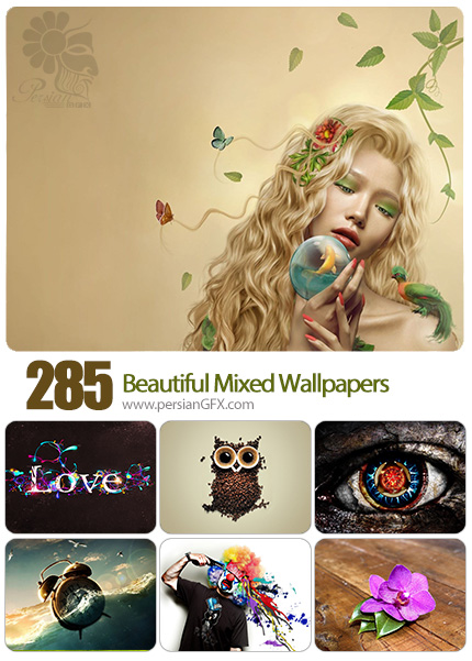 دانلود والپیپرهای متنوع فانتزی - Collection Of Different Wallpapers Set