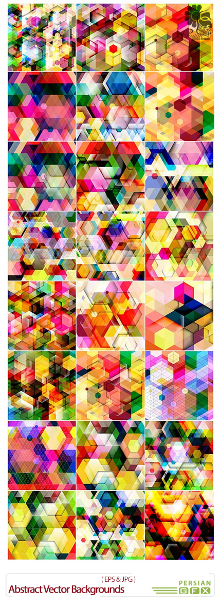 دانلود تصاویر وکتور پس زمینه های انتزاعی - Abstract Vector Backgrounds