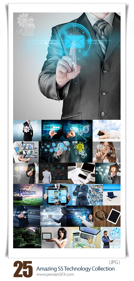 دانلود تصاویر با کیفیت تکنولوژی پیشرفته از شاتر استوک - Amazing ShutterStock Technology Collection